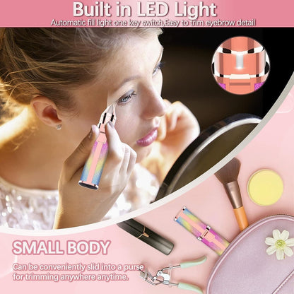 2-in-1 Rechargeable Facial Hair & Eyebrow Trimmer