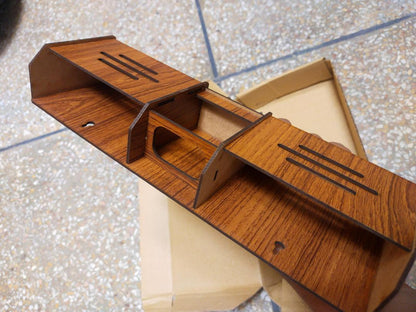 Multi-Functional Wooden Key Holder & Mobile Phone Stand – Wall Organizer