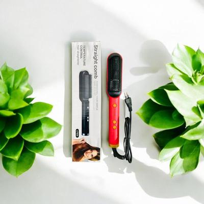 2-in-1 Fast Drying Hair Straightener & Curler Brush