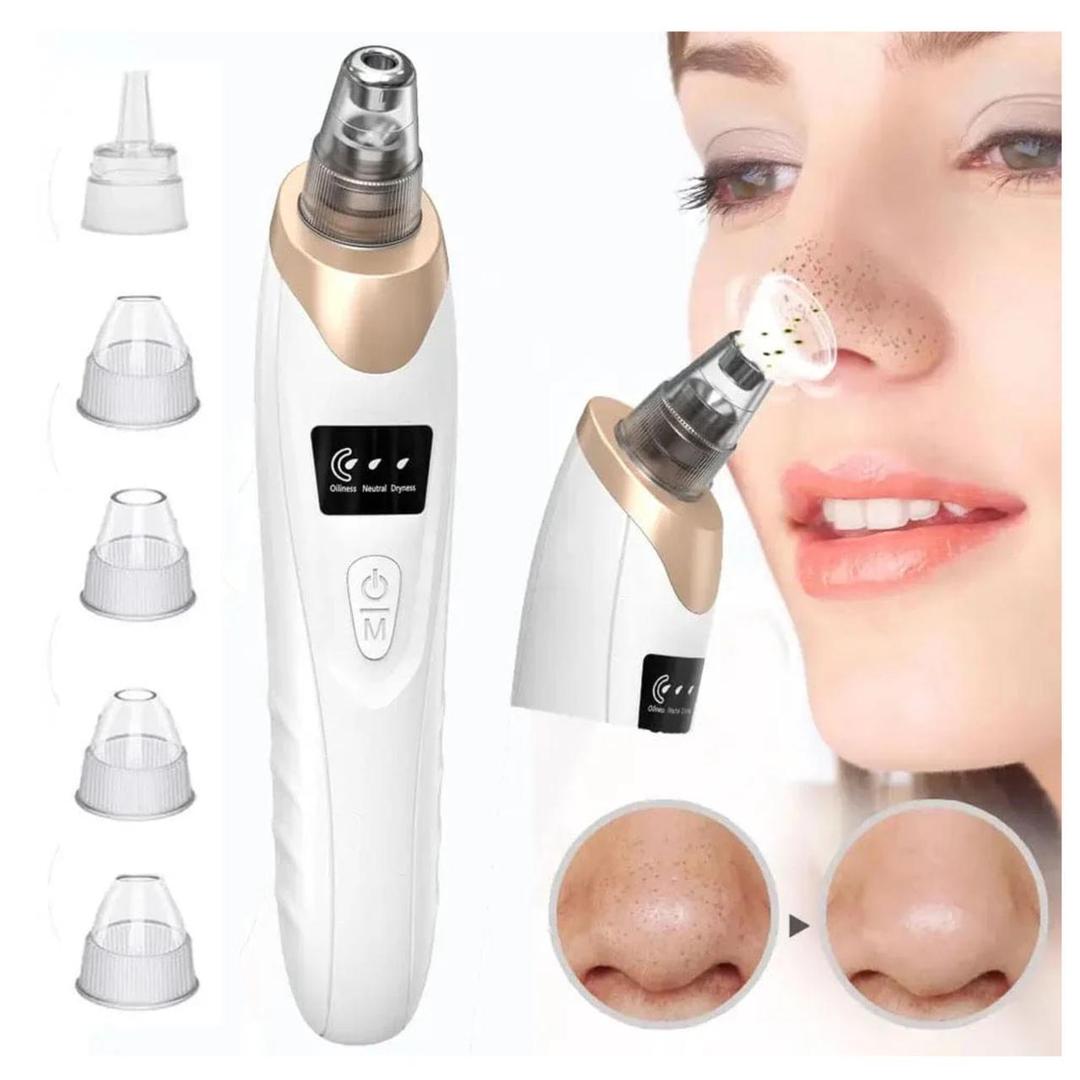5-in-1 Electric Blackhead Remover – Rechargeable Deep Pore Vacuum Cleaner