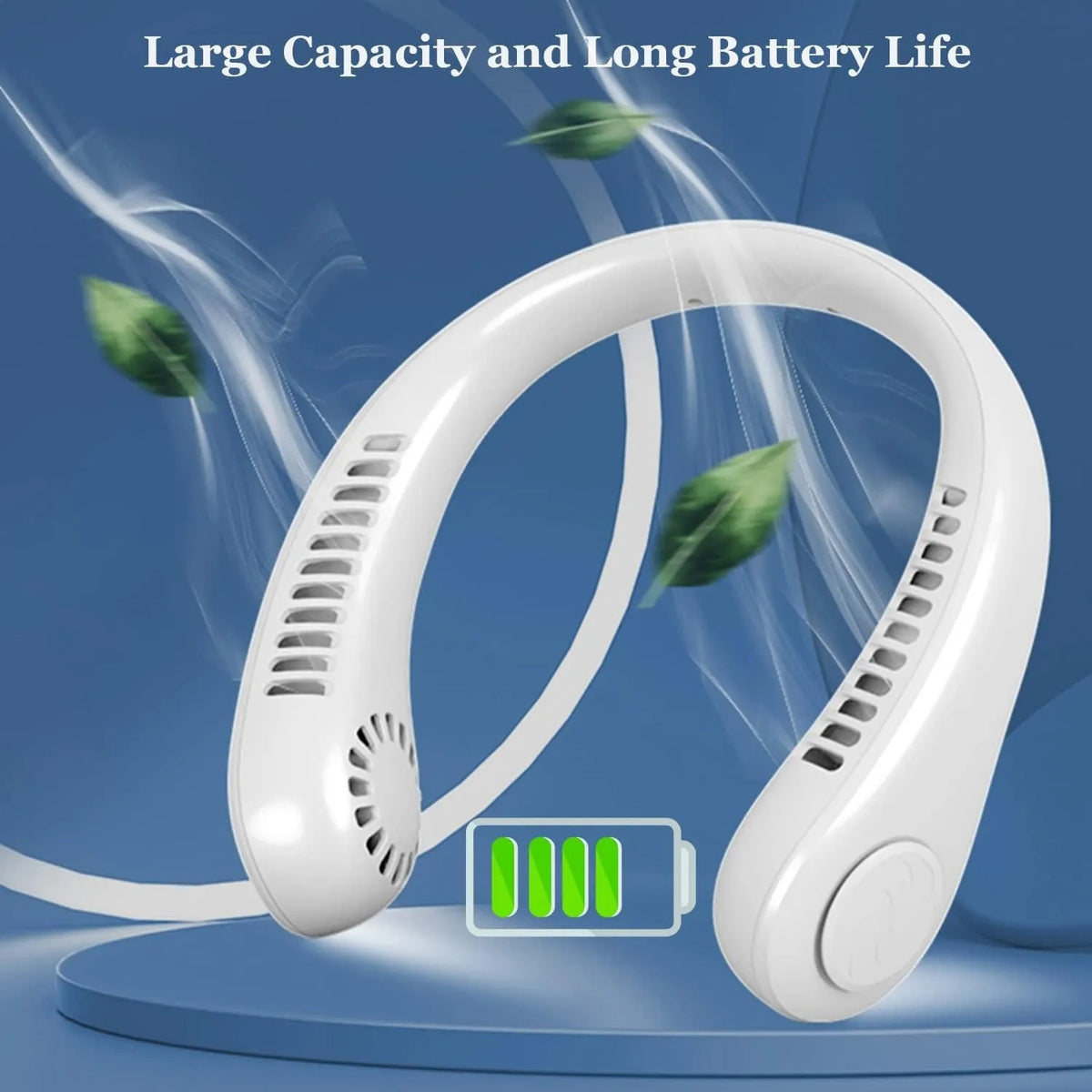 Portable Hanging Neck Fan – 3 Speed Hands-Free Summer Cooling Fan