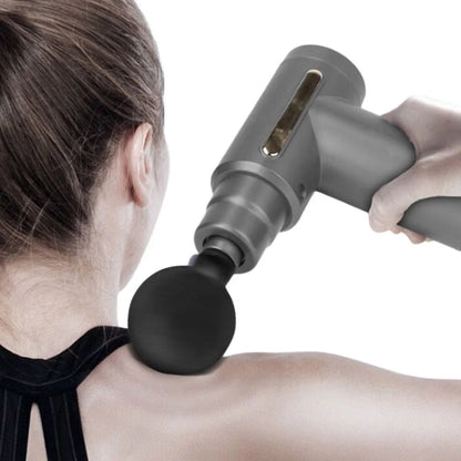 Deep Tissue Massage Gun – 6 Speed Levels & 4 Massage Heads